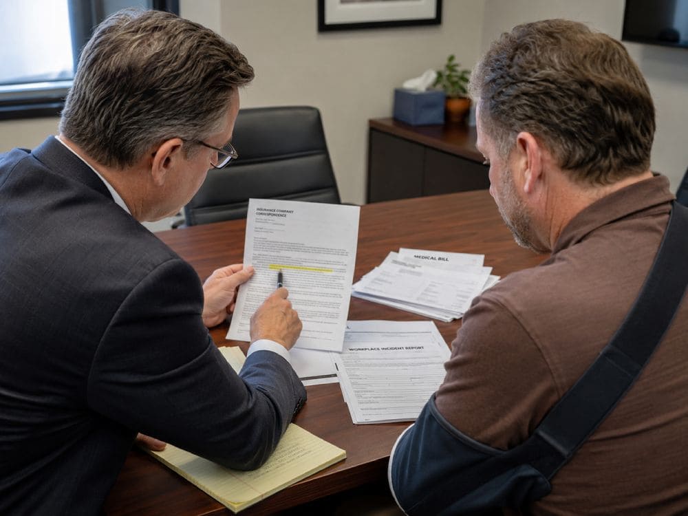 workers-compensation-attorney-reviewing-insurance-claim
