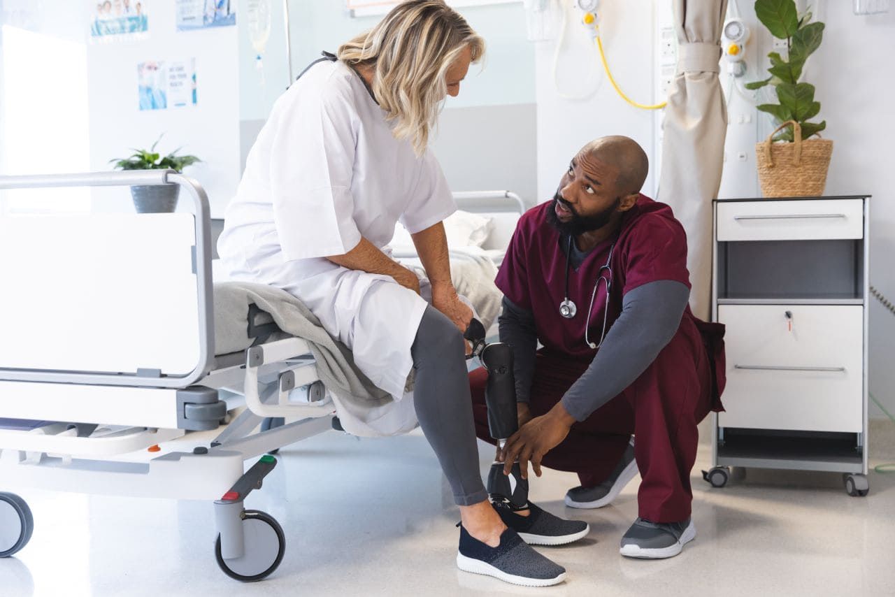african-american-male-doctor-examining-senior